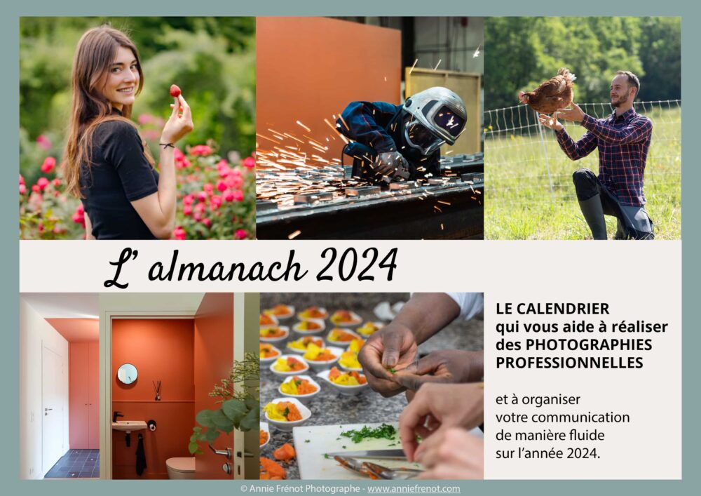 Almanach 2024 Annie Frenot photographe