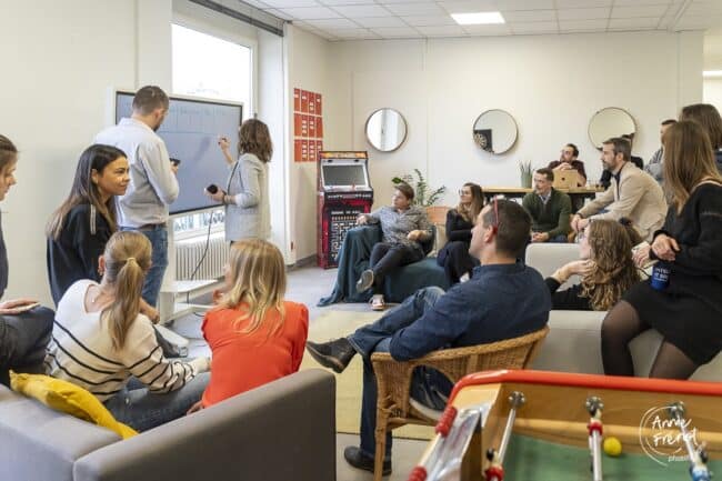 Reportage photo entreprise de services marketing Rhone-Alpes
