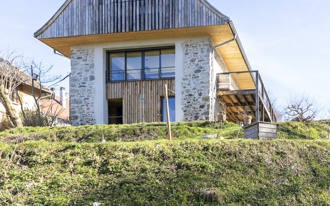 Photographe architecture : grange rénovée par Architecte Joëlle PERSONNAZ